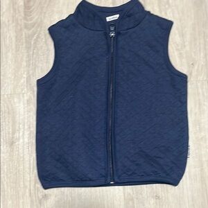 Kids Navy Quilted Vest